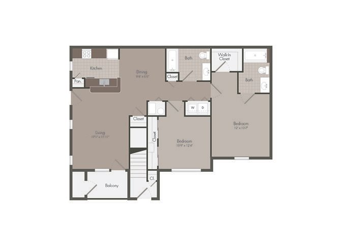 2 bedroom 2 bath Floor Plan Bayberry - Hartshire Lakes 2 bedroom 2 bath Floor Plan Bayberry - Hartshire Lakes
